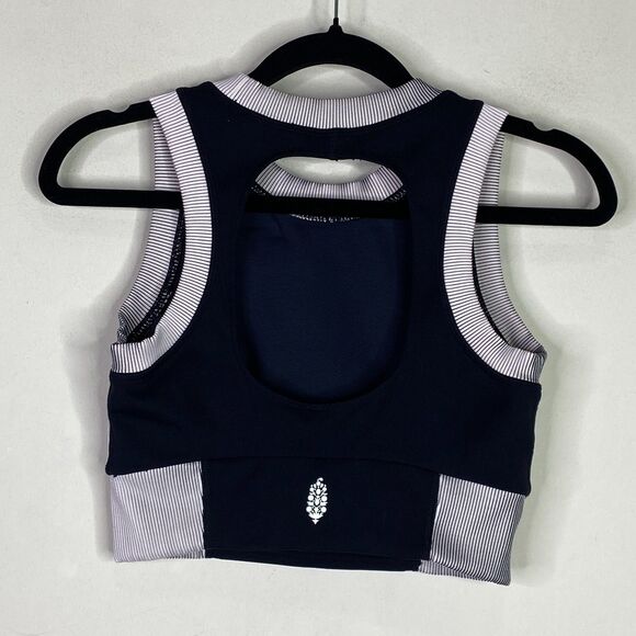 Free People Movement Ribbed Crop Colorblock Tank Top Women's Size XS - Picture 7 of 8